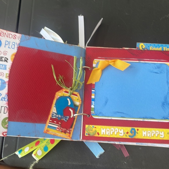 Happy birthday paper bag premade scrapbook brand new just made - Picture 4 of 9